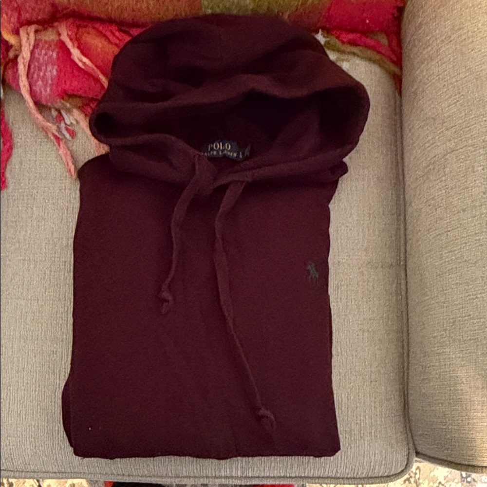 Ralph Lauren Deep Burgundy Hoodie